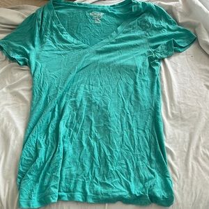 Old Navy Teal V Neck Shirt